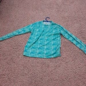 Champions activewear blue long sleeve shirt.